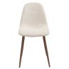 LYNA-SIDE CHAIR FABRIC-BEIGE