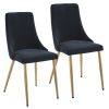 CARMILLA-SIDE CHAIR-BLACK