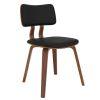 ZUNI-SIDE CHAIR PU-BLACK