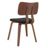 ZUNI-SIDE CHAIR PU-BLACK