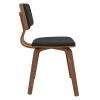 ZUNI-SIDE CHAIR PU-BLACK