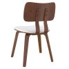 ZUNI-SIDE CHAIR PU-WHITE