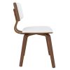 ZUNI-SIDE CHAIR PU-WHITE