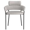 AXEL-SIDE CHAIR-GREY