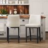 JACE-26'' COUNTER STOOL PU-BEIGE_BLACK