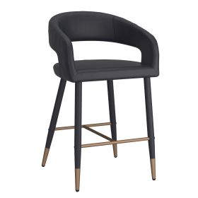 CRIMSON-26'' COUNTER STOOL-BLACK