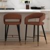 CRIMSON-26'' COUNTER STOOL-SADDLE