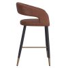 CRIMSON-26'' COUNTER STOOL-SADDLE