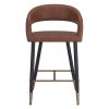 CRIMSON-26'' COUNTER STOOL-SADDLE