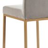 DIEGO-26" COUNTER STOOL-GREY/AGED GOLD