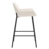 BAILY-26'' COUNTER STOOL-BEIGE FABRIC