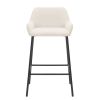 BAILY-26'' COUNTER STOOL-BEIGE FABRIC