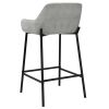 BAILY-26'' COUNTER STOOL-GREY VELVET