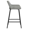 BAILY-26'' COUNTER STOOL-GREY VELVET