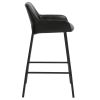 BAILY-26'' COUNTER STOOL-BLACK PU