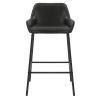 BAILY-26'' COUNTER STOOL-BLACK PU