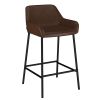 BAILY-26'' COUNTER STOOL-BROWN PU