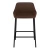 BAILY-26'' COUNTER STOOL-BROWN PU