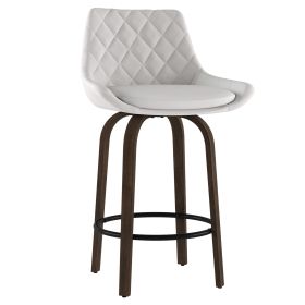 KENZO-26'' COUNTER STOOL PU-WHITE