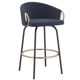 LAVO-26'' COUNTER STOOL-BLUE