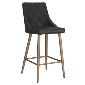 ANTOINE-26'' COUNTER STOOL-BLACK