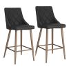 ANTOINE-26'' COUNTER STOOL-BLACK