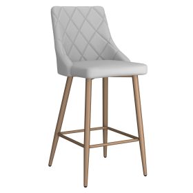 ANTOINE-26'' COUNTER STOOL-LIGHT GREY