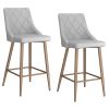 ANTOINE-26'' COUNTER STOOL-LIGHT GREY