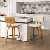 ZUNI-26' COUNTER STOOL-BEIGE FABRIC