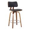 ZUNI-26' COUNTER STOOL PU-BLACK