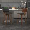 ZUNI-26' COUNTER STOOL PU-BLACK