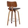 ZUNI-26' COUNTER STOOL PU-BLACK