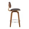 ZUNI-26' COUNTER STOOL PU-BLACK