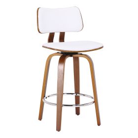 ZUNI-26' COUNTER STOOL PU-WHITE