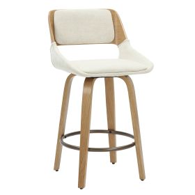 HUDSON-26' COUNTER STOOL-BEIGE FABRIC