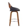 HUDSON-26' COUNTER STOOL PU-BLACK