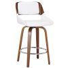 HUDSON-26' COUNTER STOOL PU-WHITE