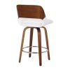 HUDSON-26' COUNTER STOOL PU-WHITE