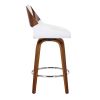 HUDSON-26' COUNTER STOOL PU-WHITE