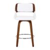 HUDSON-26' COUNTER STOOL PU-WHITE