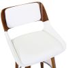 HUDSON-26' COUNTER STOOL PU-WHITE