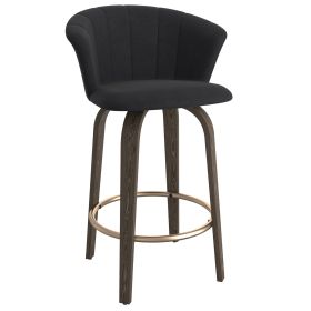 TULA-26'' COUNTER STOOL-BLACK