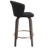 TULA-26'' COUNTER STOOL-BLACK