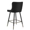 XANDER-26'' COUNTER STOOL-BLACK