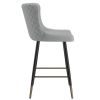 XANDER-26'' COUNTER STOOL-LIGHT GREY