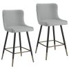 XANDER-26'' COUNTER STOOL-LIGHT GREY