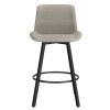 FERN-26'' COUNTER STOOL FABRIC-GREY