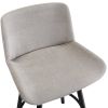 FERN-26'' COUNTER STOOL FABRIC-GREY