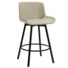 FERN-26'' COUNTER STOOL PU-IVORY