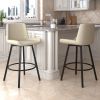 FERN-26'' COUNTER STOOL PU-IVORY